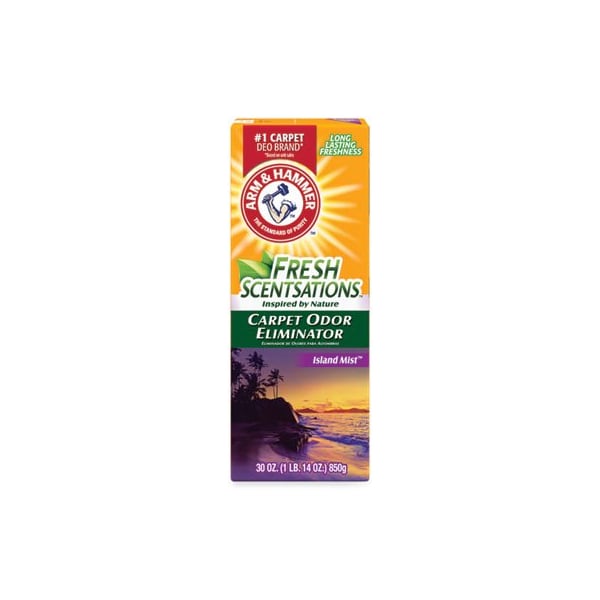 Church & Dwight Co. ArmHammer, Fresh Scentsations Carpet Odor Eliminator, Island Mist, 30 Oz Box, 6PK 3320011535 - main